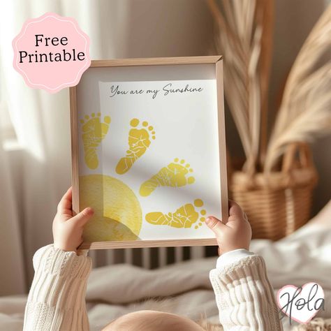 Baby Art For Grandparents, Baby Footprint Flower Pot, Footprint Crafts For Grandma, Baby Feet Fall Craft, Baby Handprint Ornament Paint, 6 Month Footprint Art, 4 Month Old Crafts, Newborn Feet Crafts, Baby Feet Print Crafts