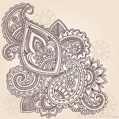 Henna Mehndi Paisley Tattoo Doodle Design by Blue67, via Dreamstime Paisley Tattoo Design, Mandala Arm Tattoo, Paisley Tattoos, Arte Madi, Paisley Doodle, Paisley Tattoo, Notebook Doodles, Marquesan Tattoos, Muster Tattoos