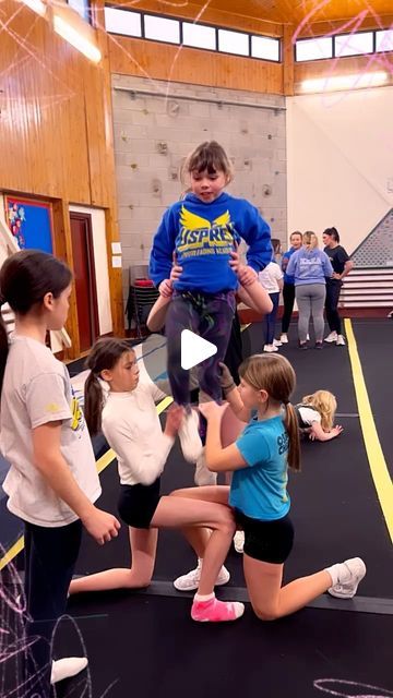 Osprey Cheerleading Academy | Youth Sapphire have been working really hard both upgrading their stunt section & also focusing on their technique/execution 🙌... | Instagram Youth Cheer Stunts, Cheer Stunts For Little Kids, Easy Cheerleading Stunts, Comp Cheer, Kids Cheerleading, Youth Cheer, Cheerleading Cheers, Cheerleading Stunt, Cheer Ideas