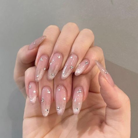 Douyin Nails, Idol Nails, Baby Nails, Blush Nails, Classy Acrylic Nails, Pretty Gel Nails, Really Cute Nails, Soft Nails, Kawaii Nails