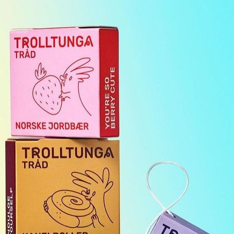 Pentawards on Instagram: "@ostecx's packaging design for TrollTunga dental floss.

The design embraces Scandinavian minimalism, featuring a monochromatic colour scheme that distinguishes variants. Each flavour is represented by a troll hero, infusing energy into the brand whilst ensuring easy identification. #DailyDesignInspiration

#pentawards #packagingdesign #packagingdesigninspo #packaginginspiration #design #graphicdesign #branding #brandingdesign" Monochromatic Colour Scheme, Monochromatic Colour, Monochromatic Color Scheme, Scandinavian Minimalism, Dental Floss, Colour Scheme, Design Inspo, Packaging Design, Color Schemes