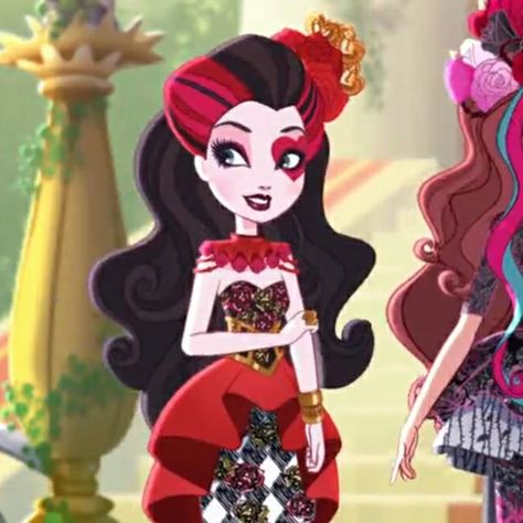 Lizzie Hearts Icon, Ever After High Lizzie Hearts, Ever After High Lizzie, Eah Aesthetic, Daring Charming, Spring Unsprung, Halloween Fits, Lizzie Hearts, Raven Queen