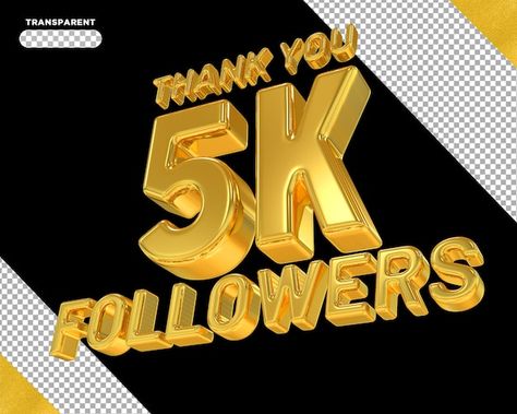 PSD 5k followers with numbers gold 3d re... | Premium Psd #Freepik #psd #facebook-login #facebook-template #instagram-interface #facebook-followers 9k Followers Thank You, 5k Followers Thank You Instagram, Facebook Login, Facebook Background, Facebook Template, Template Facebook, Facebook Followers, Photo Album Layout, Album Layout