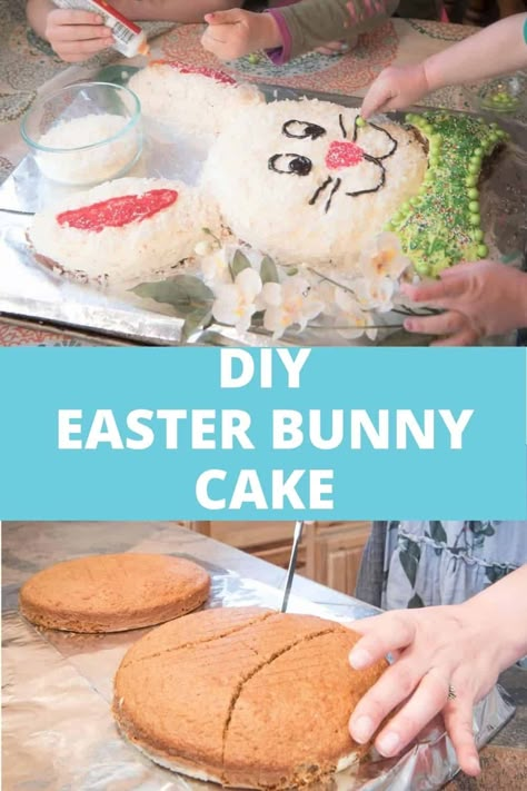 Easter Bunny Cakes, Bunny Cakes, Easter Foods, Jellyfish Craft, Craft Easter, Easter Bunny Cake, Rabbit Cake, Easter Desserts Recipes, Easter Baking