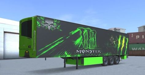 Refrigated Trailer Skin Monster - Truckers of Europe 3 Skins Truckers Of Europe 3 Skin Png, Skin Toe3, Truck Of Europe 3 Skin, Trucker Of Europe 3, Truckers Of Europe 3 Skin, Truk Derek, Truckers Of Europe 3, Custom Truck Parts, Truk Besar