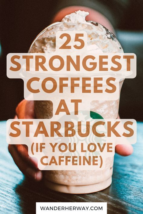 Are you looking for an extra jolt of energy to start your day? Do you need that mid-afternoon pick me up? Look no further than this list of the 25 strongest Starbucks coffees with high amounts of caffeine! From traditional espresso shots to specialty drinks, there is something on this list for everyone looking to get their caffeine fix. Starbucks Drinks With Lots Of Caffeine, Best Caffeine Drinks At Starbucks, Starbucks Drinks Extra Caffeine, Starbucks Drinks With A Lot Of Caffeine, Starbucks Drinks To Keep You Awake, Starbucks Drinks With Extra Espresso, Strongest Starbucks Coffee, Caffeine Drinks At Starbucks, Starbucks Drinks With Caffeine