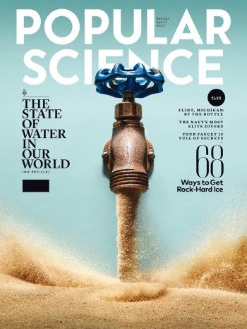 #MagLove 3 March 2017 — the best magazine covers this week — Popular Science, March/April 2017. Popular Science Magazine, Science Sans, Magazine Cover Ideas, Mises En Page Design Graphique, 잡지 레이아웃, Science Magazine, Magazine Ideas, Magazine Inspiration, Magazine Spreads