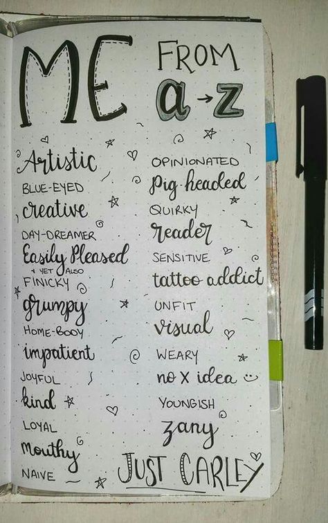 Ultimate List of Bullet Journal Ideas: 101 Inspiring Concepts to Try Today (Part 2) - Simple Life of a Lady Bulletin Journal Ideas, Bullet Journal Mood, Journal Stuff, Wreck This Journal, Bullet Journal Notebook, Diary Ideas, Bullet Journal Writing, Journal Aesthetic, Bullet Journal Inspo