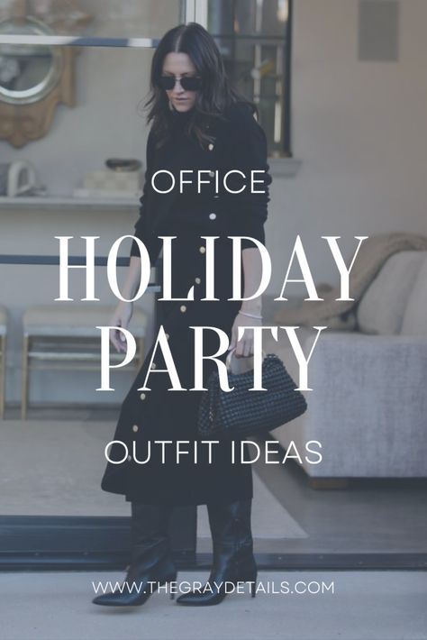 Office Holiday Party Outfits, office holiday outfit, workwear outfit, holiday workwear outfit, winter workwear outfit, holiday party outfit, classy outfit, black and white outfit Corporate Xmas Party Outfit, Christmas Work Party Outfits 2024, From Office To Dinner Outfit, Holiday Party Business Casual, Holiday Work Dinner Party Outfit, Holiday Business Outfit, Winter Work Party Outfit Classy, Women’s Work Holiday Party Outfit, Professional Happy Hour Outfit