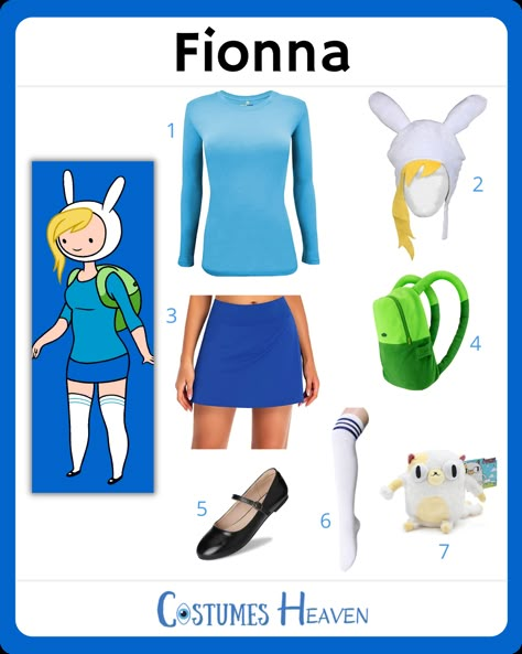 Fiona Adventure Time Costume, Fiona And Cake Cosplay, Fionna And Cake Cosplay, Fiona Adventure Time Cosplay, Finn Adventure Time Cosplay, Finn Adventure Time Costume, Finn The Human Costume, Adventure Time Halloween Costumes, Fionna Costume