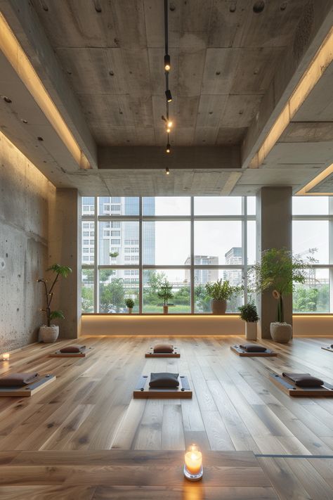 8 Modern Yoga Studio Design Tips - TastyInteriors Modern Yoga Studio Design, Yoga Studio Design Interiors, Small Yoga Studio Design, Yoga Space Design, Modern Yoga Studio, Small Yoga Studio, Yoga Studio Design Ideas, Yoga Room Design, Third Space