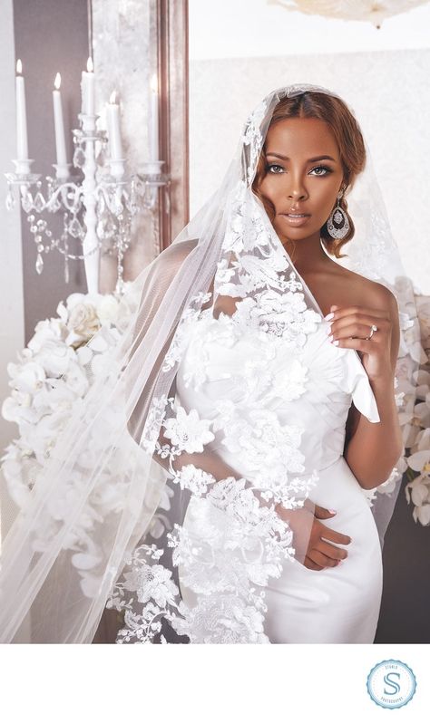 B Collective Magazine Cover Gucci Wedding, Dramatic Veil, White Attire, Wedding Swag, Bahamas Wedding, Wedding Couture, Dressy Outfit, Wedding Scene, Bridal Hairstyle