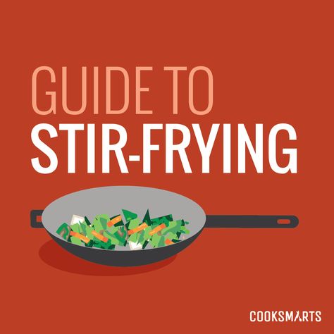 Out of all the different cooking methods, stir-frying is the one method we can always rely on for a quick, healthy, and delicious meal. Whether we’re trying to get dinner on the table in the shortest amount of time possible, or use up some veggies in our fridge, stir-fries are the way to go. Stir-frying … Stir Fry Guide, Garlic Chicken Stir Fry, Asparagus Stir Fry, Chinese Vegetables, Stir Fry Recipes Chicken, Easy Stir Fry, Stir Fry Noodles, Broccoli Stir Fry, Cook Smarts