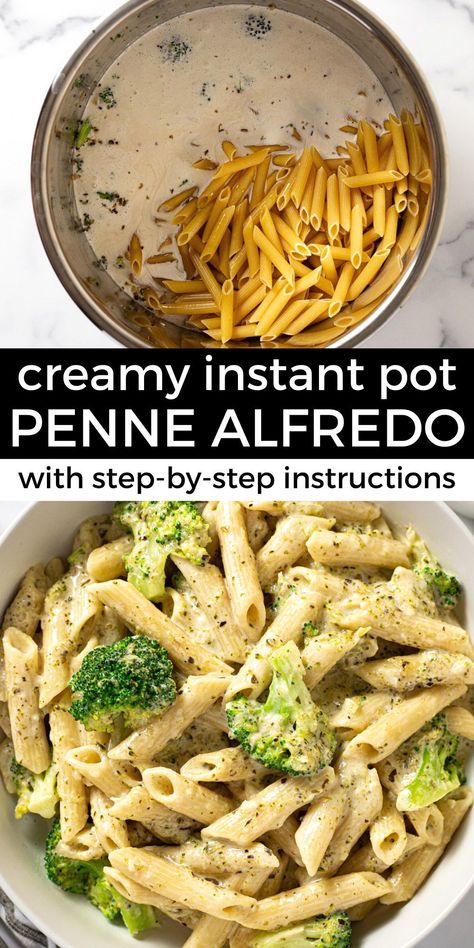 This instant pot pasta is one of the quickest, easiest meals ever which makes it one of my favorites on a busy weeknight! This creamy garlic pasta comes together in just minutes and is loaded with tons of nutty Parmesan flavor along with tender-crisp broccoli. Easiest Meals, Instant Pot Pasta, Pasta With Broccoli, Instant Pot Pasta Recipe, Pot Noodle, Vegetarian Instant Pot, Countertop Ideas, Best Instant Pot Recipe, Garlic Pasta