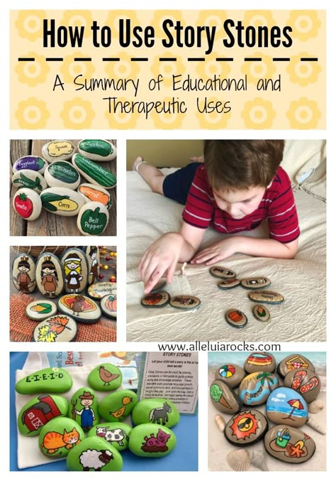 Story Stones, Hand Painted Stones, Teaching Children, Early Literacy, Language Development, Skincare Routines, Worry Stones, Beauty And Lifestyle, Painted Stones