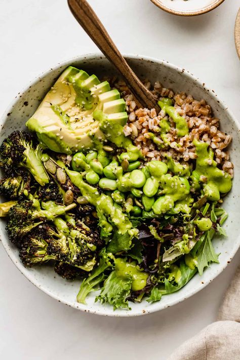 Goddess Bowls, Green Goddess Bowl, Goddess Bowl, Healthy Bowls Recipes, Healthy Bowls, Buddha Bowls, Vegan Bowls, Green Goddess, Healthy Food Ideas