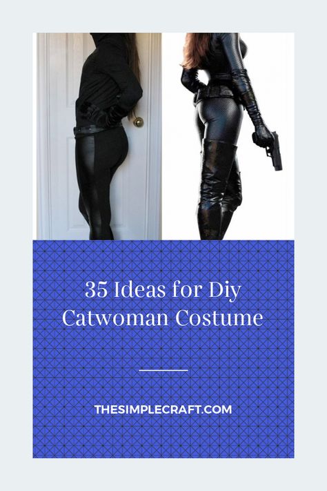 35 Ideas for Diy Catwoman Costume #diy #catwoman #costume #DIYCostumeIdeas #diycatwomancostume Catwoman Costume Diy, Cat Women Costume Diy, Diy Catwoman Costume, Cat Women Halloween Costumes, Batwoman Costume, Costume Ideas Diy, Batman Costume Diy, Crafts Quotes, Catwoman Costume