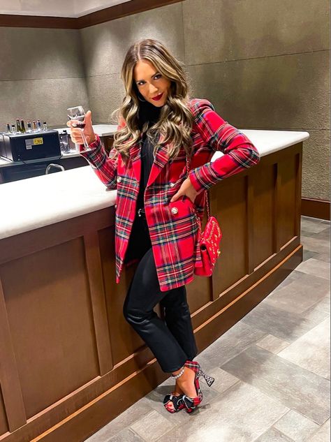 Holiday plaid blazer I’ll have on repeat this winter!

Christmas plaid. Holiday outfit. Outfit inspo. Plaid blazer. OOTD. Outfit ideas. Winter outfit. 

Follow my shop @Courtney_Townsend on the @shop.LTK app to shop this post and get my exclusive app-only content!

#liketkit #LTKHoliday #LTKU #LTKSeasonal
@shop.ltk
https://liketk.it/4W3u6 Plaid Day Spirit Week, Red Plaid Blazer Outfit Women, Plaid Blazer Outfit Black Women, Plaid Christmas Shirt Outfit, Plaid Holiday Outfits, Christmas Plaid Outfit Women, Business Casual Christmas Outfit, Red Plaid Jacket Outfit, Red Plaid Blazer Outfit