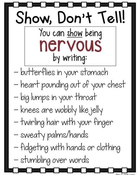 Show Don't Tell, Writing Inspiration Tips, Elementary Writing, Writing Dialogue Prompts, Writing Prompts For Writers, Creative Writing Tips, Essay Writing Skills, Writing Motivation, Writing Inspiration Prompts