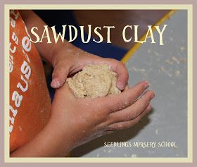 A while back, I was given a bag of sawdust.  Actually, I asked for it, was given some quizzical looks, and then I was given a bag of ... Sawdust Crafts, Sawdust Uses, Dough Crafts, Clay Recipes, Saw Dust, Art Recipes, Wood Shavings, Homeschool Crafts, Eco Friendly Art