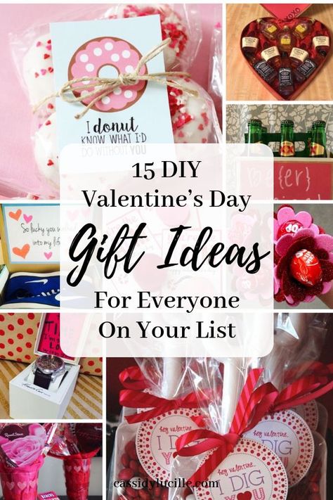 DIY Valentine's Gifts perfect for your boyfriend, for kids, for coworkers, or for friends! DIY Valentine's Gift ideas perfect for everyone on your list! Valentines Gift For Coworkers Diy, Diy Valentine's Gifts For Friends, Diy Valentine's Gifts, Coworkers Valentines, Diy Valentinstag, Valentines Day Gifts For Girlfriend, Healthy College, Friend Valentine Gifts, Valentines Day Gifts For Friends