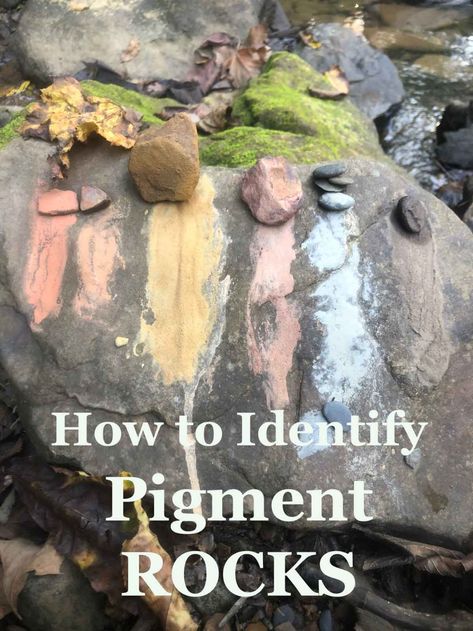 How To Identify Pigment Rocks? - Wild Ozark™ How To Identify Rocks, Ranch Landscaping, Tinta Natural, Homemade Paint, Natural Dye Fabric, Nature School, Earth Pigments, Stone Garden, Watercolor Paints