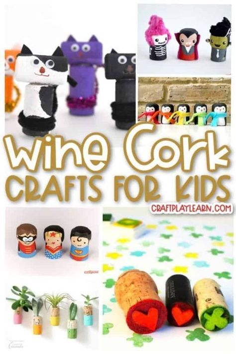 Cork Dolls Diy, Craft With Corks, Recycled Wine Corks Craft Ideas, Wine Cork People, Champagne Cork Mushrooms, Cork People Craft, Crafts Using Corks, Easy Cork Crafts, Cork Art Ideas