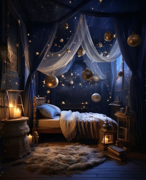 Celestial Room, Dream Bedroom Inspiration, Fantasy Rooms, Childrens Bedroom, Home Decor Ideas Living Room, Ideas Living Room, Home Design Ideas, Home Decorating Ideas, Dream Room Inspiration