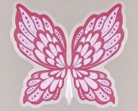 Butterfly Art Barbie, Barbie Fairytopia Tattoo, Barbie Wings, Winx Wings, Barbie Mermaidia, Fairy Wing Tattoos, Wing Shapes, Aesthetics Clothing, Barbie Tattoo