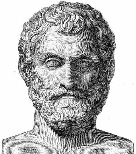 Thales of Miletus (c. 624 BCE – c. 546 BCE) was an ancient (pre-Socratic) Greek philosopher who is often considered the first philosopher and the father of Western philosophy. His approach to philosophical questions of course cannot compare to modern or even later Greek philosophers, however, he is the first known person to use natural explanations for natural phenomena rather than turning to supernatural world and his example was followed by other Greek thinkers who would give rise to philosoph Famous Mathematicians, Eclipse Facts, History Of Philosophy, Philosophical Questions, Ancient Greek Philosophers, Greek Tradition, Western Philosophy, Philosophy Of Education, Greek Philosophers