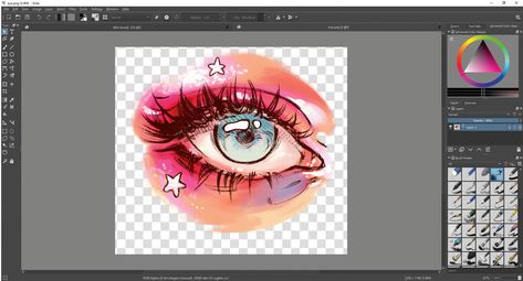 Krita Digital Art, Krita Tutorial Tips, Digital Art Tutorial Krita, Digital Art Beginner Krita, Krita Drawing Tutorials, Krita Tutorial How To Draw, Krita Art Tutorials, Basic Digital Art, Krita Illustration