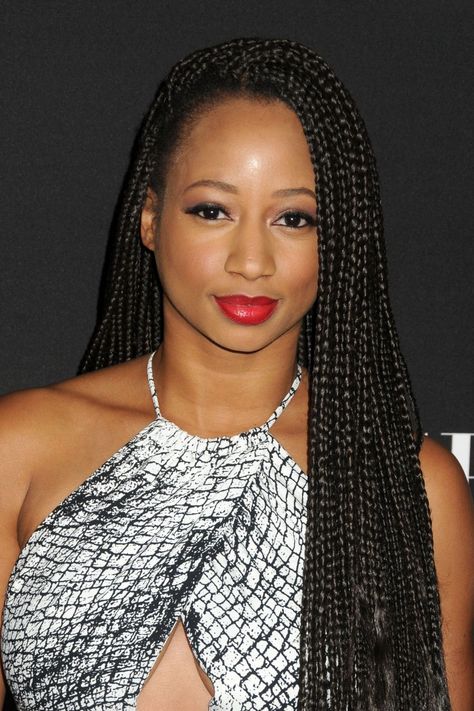 Monique 2017 | Monique Coleman on Red Carpet – ‘Fifty Shades of Black ... Monique Coleman, Celebrity Photography, Braids For Black Hair, Best Actress, Fifty Shades, Shades Of Black, Style Outfits, Braid Styles, Girl Power