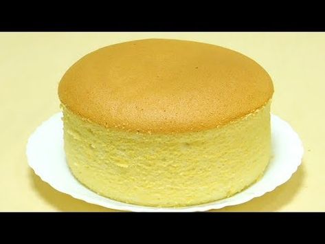 Cotton Soft Sponge Cake  Ingredients : maida/all purpose flour - 1/2 cup [60g] corn flour -2tbs[20g] sugar - 5 tbs [90g] egg... Japanese Cotton Cake, Japanese Cotton Sponge Cake Recipe, Soft Sponge Cake Recipe, Sponge Cake Recipe Easy, Lamington Cake Recipe, Orange Sponge Cake Recipe, Vanilla Sponge Cake Recipe, Soft Sponge Cake, Best Donut Recipe