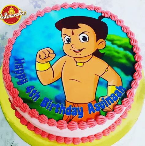 Chota Bheem, Chhota Bheem, Kids Cartoon Characters, Cake Designs Images, Image Ideas, Kids Cartoon, Design Image, Custom Cake, Birthday Cake Ideas