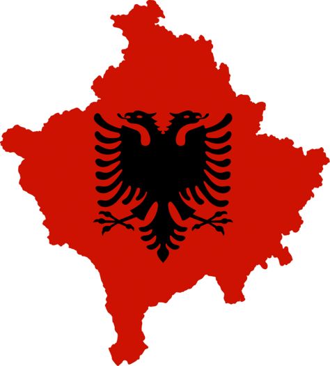 Albania Kosovo Flag, Albania Flag Drawing, Albania And Kosovo Flag, Kosova Flag, Kosovo And Albania, Titanic Tattoo, Kosovo Flag, Albanian Flag, Albania Flag