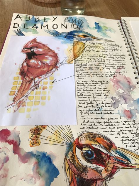 Artist research page of Abby diamond Abby Diamond, Artist Research Page, Artist Research, Kunstjournal Inspiration, Sketchbook Layout, Natural Form Art, Gcse Art Sketchbook, A Level Art Sketchbook, Theme Nature