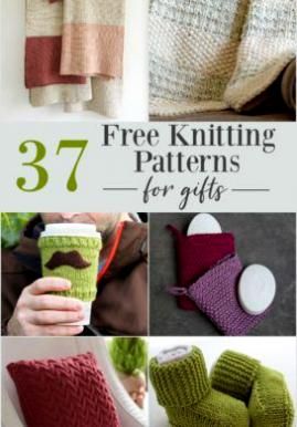 Some of the best free knitting patterns for gifts for everyone on your list, including personal items for men & women, home decor, and cute baby gifts. Things To Knit For Beginners, Easy Things To Knit, Beginning Knitting Projects, Free Knitting Patterns For Beginners, Beginning Knitting, Knit For Beginners, Knit Dishcloth Pattern, Knitting Projects Free, Knitting Patterns For Beginners