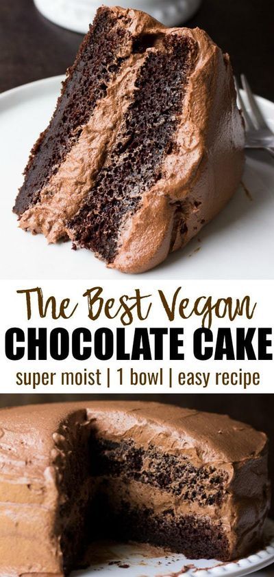 Best Vegan Chocolate Cake, Crockpot Vegan, Vegan Chocolate Cake Recipe, Healthy Vegan Dessert, Vegan Birthday, Cheesecake Vegan, Meals Vegan, Vegan Chocolate Cake, Vegan Cake Recipes