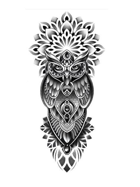 Tattoo Brazo Mujer, Owl Neck Tattoo, Mens Side Tattoos, 108 Tattoo, Mandala Tattoo Men, Small Inspirational Tattoos, Mandela Tattoo, Tattoo Perna, Knee Tattoos