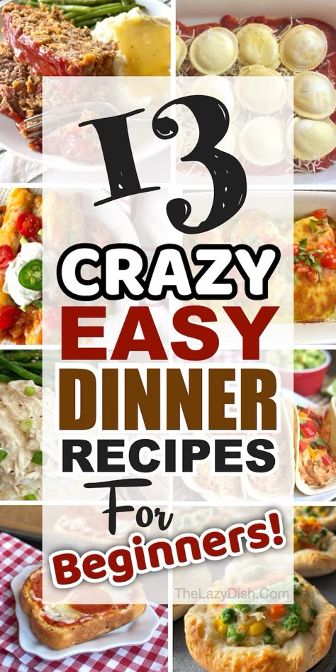 Easy Dinner Recipes For Beginners, Cheap Family Dinners, Dinner Recipes For Beginners, Easy Fast Dinner Recipes, Fast Easy Dinner, Cheap Family Meals, Easy Cheap Dinners, Fast Dinner, Fast Dinner Recipes