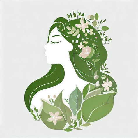 Mother Nature As A Woman, Earth Mother Aesthetic, Environmental Shirt Design, Nature Tshirt Design, Mother Earth Aesthetic, Mother Nature Illustration, Mother Earth Drawing, Mother Earth Tattoo, Earth Woman