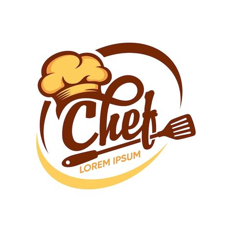 Logo Design Food Kitchens, Chef Logo Design, Fast Food Logo, Restaurant Logos, Catering Logo, Fast Food Logos, Food Logo Design Inspiration, Cooking Logo, Chef Logo