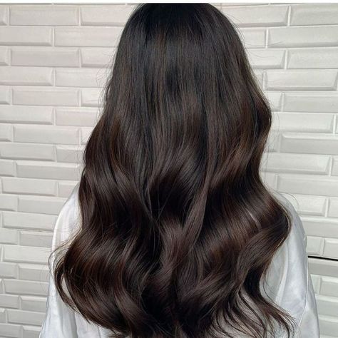 Coffee Hair Color, Coffee Hair Dye, Espresso Hair, Dark Hair Colors, Espresso Hair Color, Coffee Brown Hair, Cold Hair, Coffee Hair, Black Brown Hair