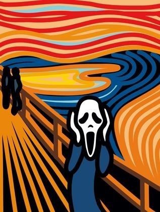 Scream Painting, Istoria Artei, The Scream, Soyut Sanat Tabloları, Edvard Munch, Art Parody, Small Canvas Art, Hippie Art, Famous Art