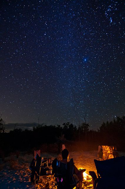 Campsite by Sienar, via Flickr Camping At Night, Senior Year Bucket List, Life Bucketlist, Fifth Of November, Year Bucket List, The Fifth Of November, Forest Field, Sleep Under The Stars, Camp Tent