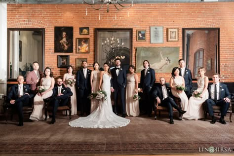 Serious Wedding Poses, Indoor Wedding Group Photos, Posed Family Wedding Photos, Serious Bridal Party Photos, Serious Wedding Party Photos, Editorial Style Family Photos, Serious Wedding Photos, Editorial Wedding Photography Bridal Party, Editorial Bridal Party Photos