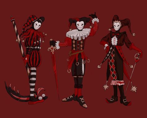 Jester Outfit, Circus Aesthetic, Circus Characters, Clown Clothes, Cute Clown, A Guy Who, 영감을 주는 캐릭터, Dnd Characters, Art Reference Photos