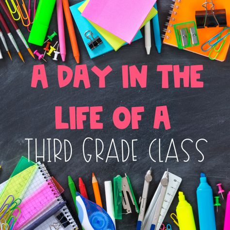 A Day in the Life of a 3rd Grade Classroom! - The Friendly Teacher Third Grade Classroom Setup, Third Grade Classroom Decor, Bridges Math, Third Grade Literacy, Classroom Goals, Third Grade Writing, Classroom Schedule, Teach Reading, Math Writing