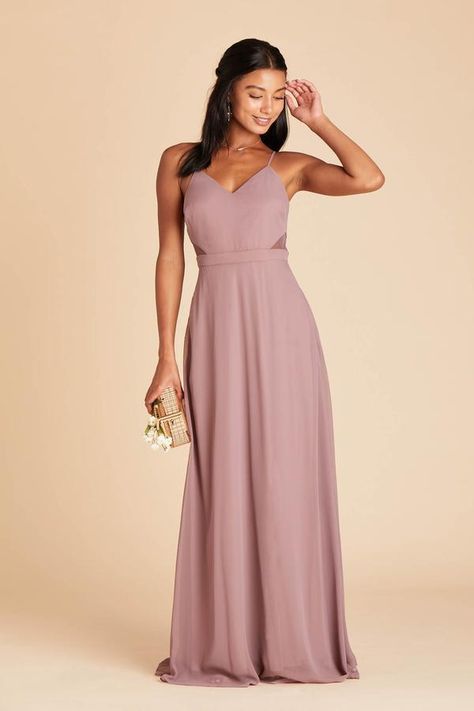 Muave Bridesmaid Dresses, Bridesmaid Colours, Mauve Bridesmaid Dresses, Flowy Bridesmaid Dress, Bridal Shower Treats, Flowy Bridesmaid Dresses, Rose Bridesmaid Dress, Mauve Bridesmaid, Mauve Bridesmaid Dress