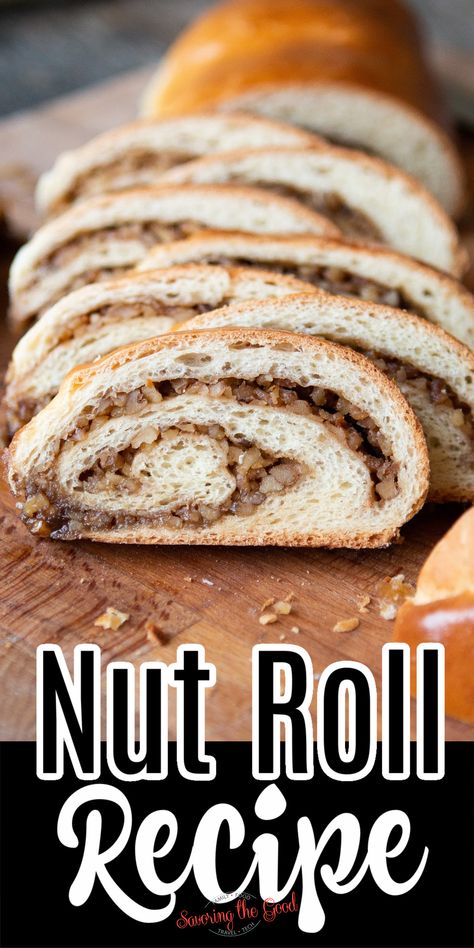 Apricot Roll Recipe, Easy Nut Roll Recipe, Hungarian Nut Roll, Hungarian Nut Roll Recipe, Old Fashioned Nut Roll Recipe, Walnut Roll, Nut Roll Recipe, Kolache Recipe, Nut Roll